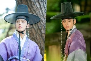 Cha Eun Woo d'ASTRO est prudent devant les portes du palais dans "L'historien recrue Goo Hae Ryung"