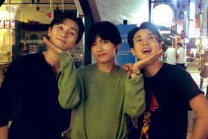 BTS's V exprime son soutien à ses amis Park Seo Joon et Choi Woo Shik dans le film "The Divine Fury"