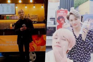 Shinee's Taemin et EXO's Baekhyun and Kai reçoivent le soutien de Minho et Sehun avant les débuts de SuperM