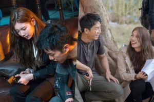 Suzy et Lee Seung Gi font preuve d'un travail d'équipe impeccable dans les coulisses de «Vagabond»