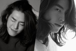 Kim Woo Bin montre des cheveux étonnamment longs dans une nouvelle séance photo