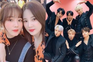 Chorong et Bomi d'Apink montrent leur soutien à VICTON lors de leur premier concert solo