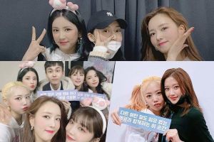 Moonbyul de MAMAMOO, Ilhoon de BTOB et Moon Ga Young montrent leur soutien à Apink dans leur concert