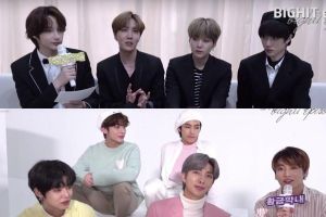 BTS, TXT et Lee Hyun sont montrés de près dans les coulisses de la séance photo de la famille Big Hit