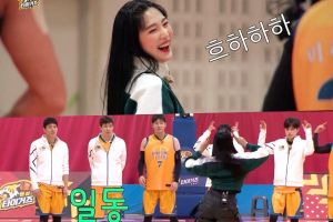 Red Velvet's Joy enseigne la chorégraphie de "Psycho" + Fait danser l'équipe de basket-ball dans "Handsome Tigers"