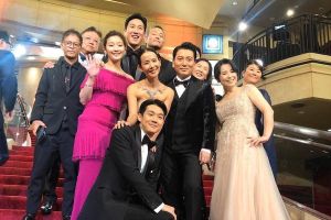 Les stars de "Parasite" Jo Yeo Jeong, Park So Dam et Choi Woo Shik partagent des photos de leur inoubliable soirée des Oscars