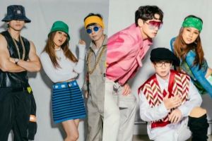 Yoo Jae Suk, Lee Hyori et Rain font exploser le passé dans des styles rétro de groupe mixte