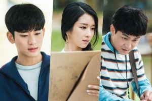 La tension est dans l'air lorsque Kim Soo Hyun, Seo Ye Ji et Oh Jung Se se rencontrent sur "It's Okay To Not Be Okay"