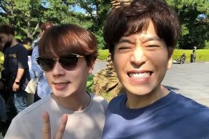 Andy de Shinhwa rend visite à Eric sur le tournage de son prochain drame d'espionnage avec Yoo In Na