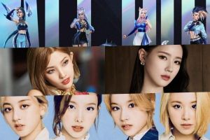 Le groupe virtuel de filles K / DA (mettant en vedette les voix des membres (G) I-DLE et TWICE) fait ses débuts au Billboard 200 avec «ALL OUT»