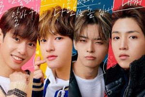 Kim Dong Hyun d'AB6IX, Jaehyun de Golden Child, Subin de VICTON et Wooseok de PENTAGON en vedette dans des affiches pour leur webdrama