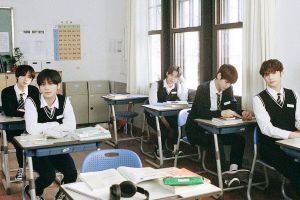 Les membres de TXT sont de jolis étudiants dans les photos d'accroche de «Way Home»