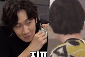 Lee Kwang Soo surprend sur "Running Man" en se coupant les cheveux sur place