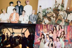 BTS, SEVENTEEN, EXO et TWICE en tête du classement hebdomadaire des albums d'Oricon