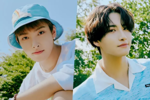 ATEEZ publie les teasers de Hongjoong et Seonghwa pour la collaboration "Season Songs" avec Kim Jong Kook