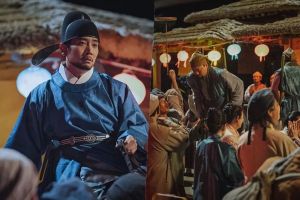 Joo Sang Wook a l'air nerveux au milieu d'un joyeux festival dans "The King Of Tears, Lee Bang Won"