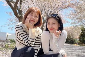 Kim Sejeong montre sa nouvelle coupe de cheveux sur des photos avec BFF TWICE Jihyo lors d'un voyage