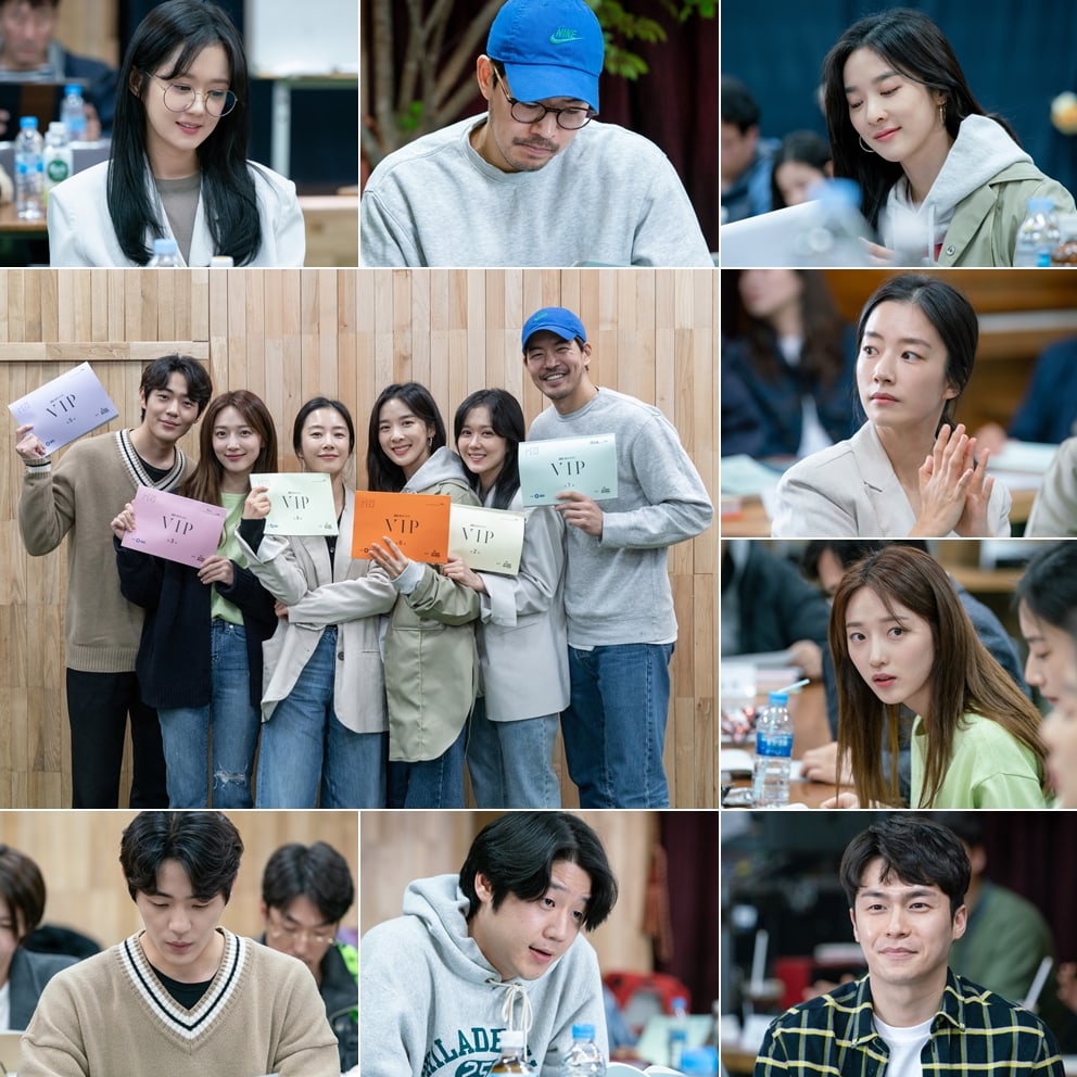 Jang Nara, Lee Sang Yoon et d'autres se rencontrent pour lire le script de "VIP"