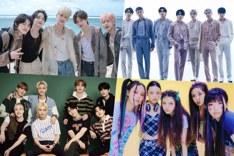 TXT, BTS, Stray Kids, NewJeans, NCT 127, ENHYPEN Et TWICE Se Classent ...